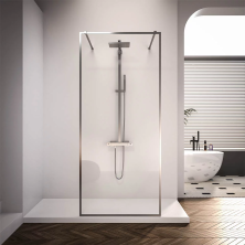 Veconi Душевая перегородка Korato 120х200 см, хром, прозрачное KR90-120-01-C4