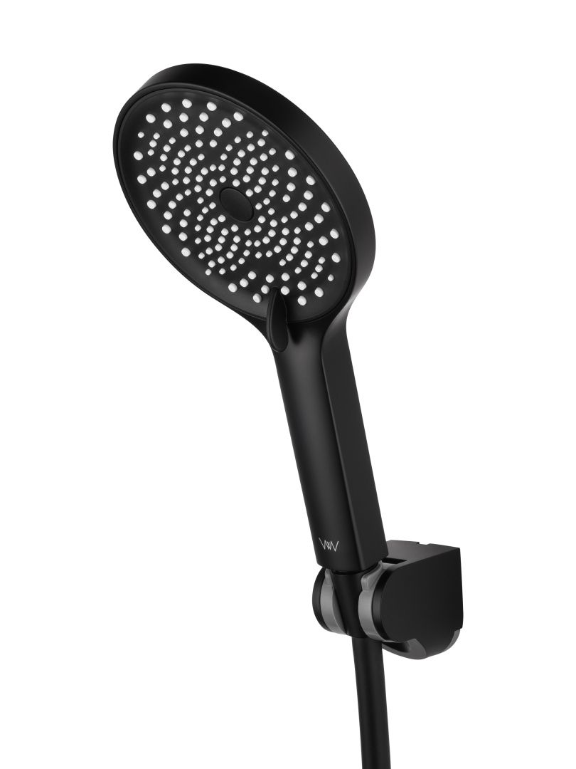 Приобрести смеситель для душа с термостатом wonzon & woghand inn 3, черный матовый (ww-b2065-a-mb)