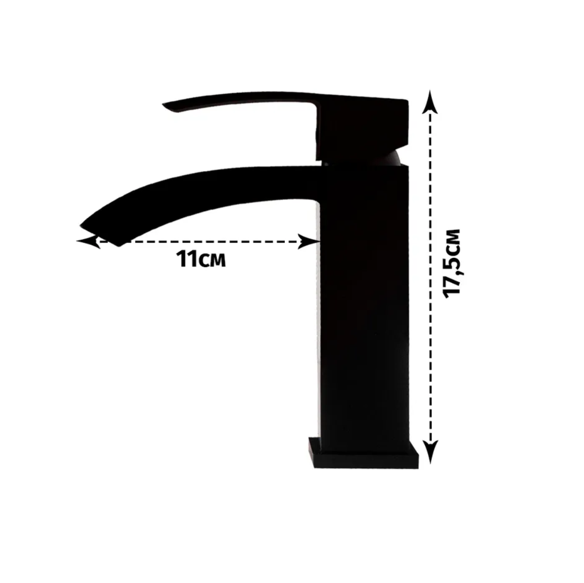 Приобрести grocenberg смеситель для раковины, черный матовый gb2007bl