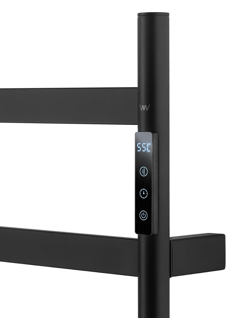 Приобрести полотенцесушитель электрический wonzon & woghand essen, черный матовый (ww-a405-mb)