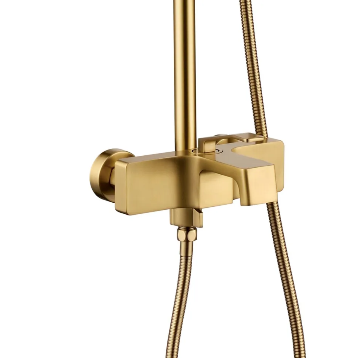 Приобрести grocenberg душевая система, белая\хром gb7032wc