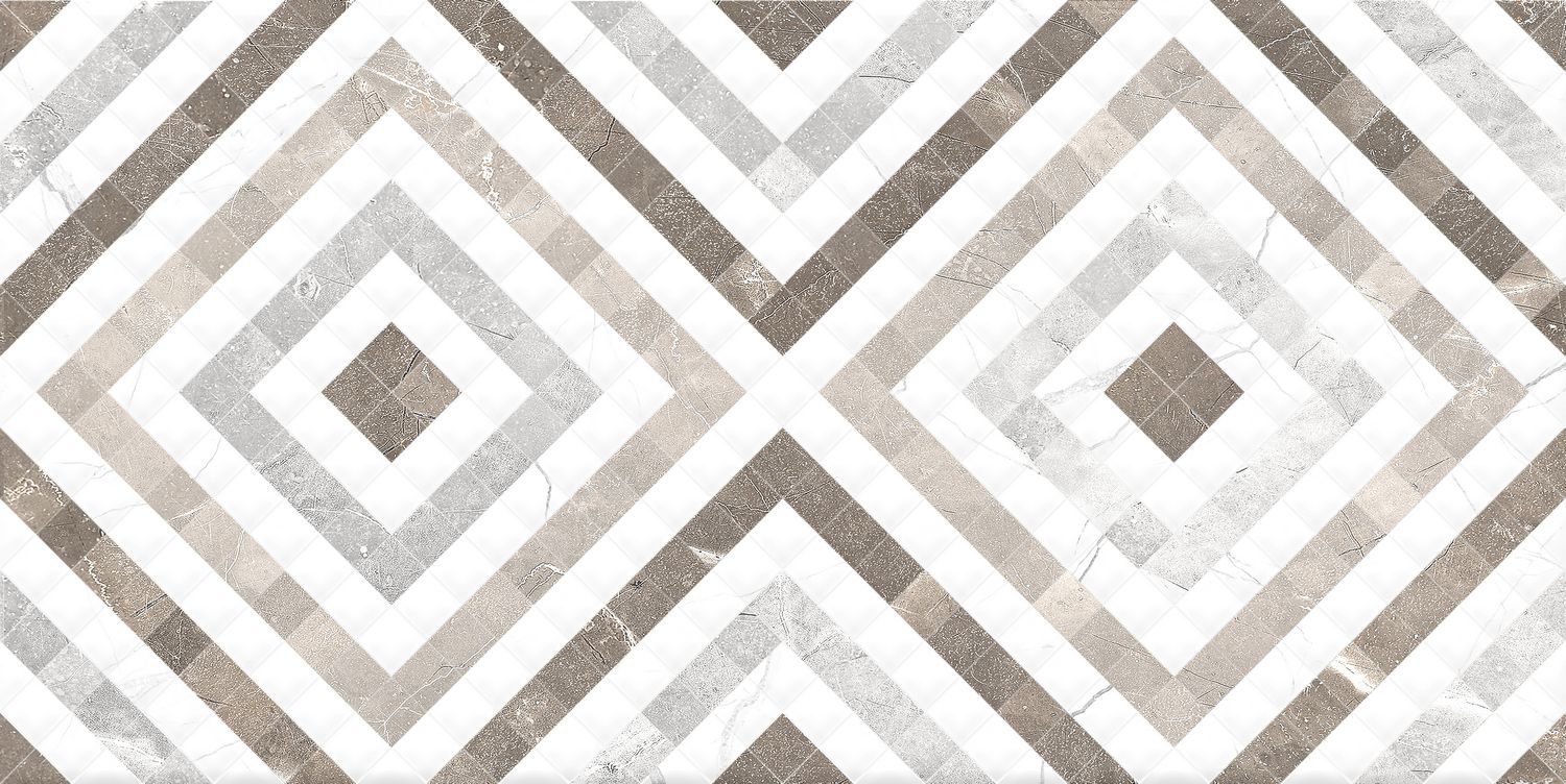 Приобрести global tile плитка керамическая siluet gt бел. 50*25 _орнамент 1 \74,25 gt123vg