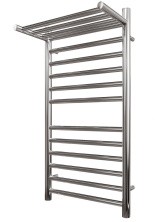 Полотенцесушитель электрический Point 500х800 Аврора П11 с полкой, хром PN10158SPE