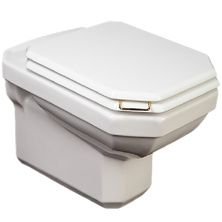 Boheme Подвесной унитаз Vogue, белый\бронза 944\947-BR