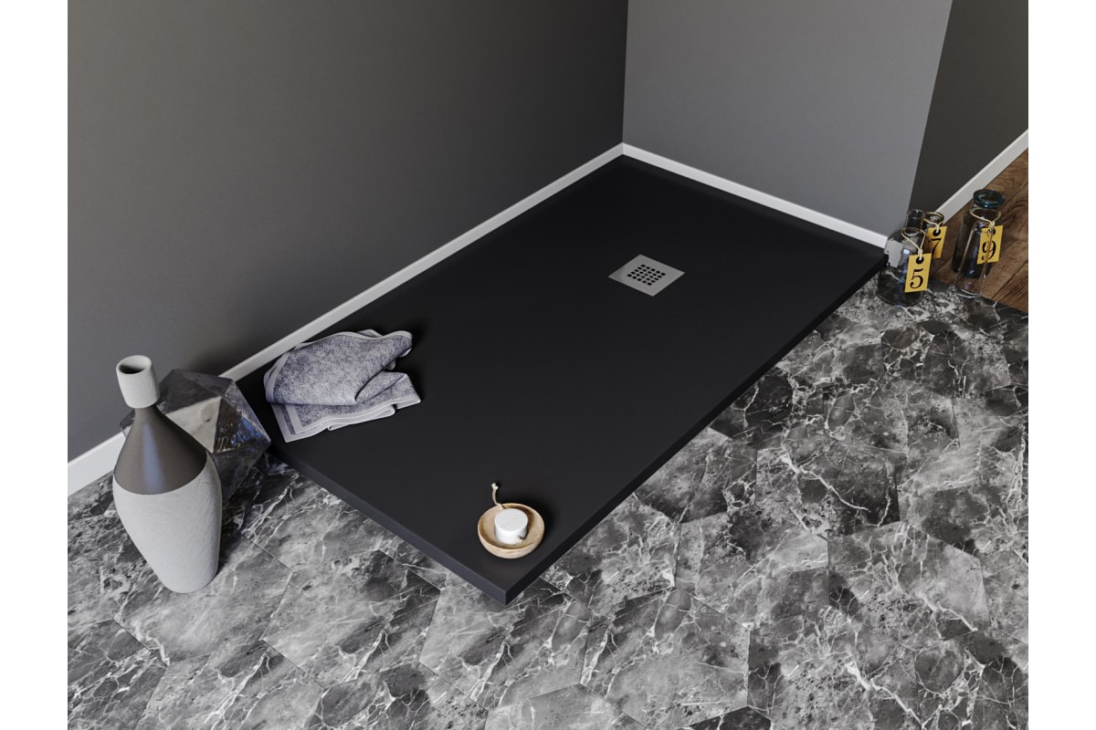 Приобрести aquanet душевой поддон pleasure 140х80 см, черный