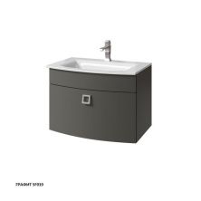 Caprigo Тумба с раковиной LEGATO 70 см, графит