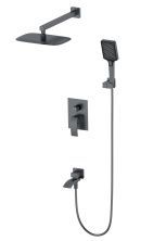 Душевая система встраиваемая WONZON & WOGHAND FIT, Темный графит (WW-88939009A-BGM)