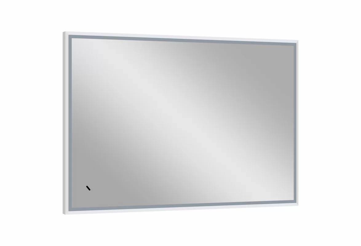Приобрести continent зеркало с подсветкой stage white 100х70 см, белый
