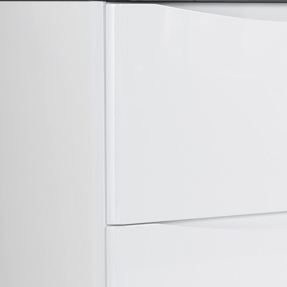 Приобрести belbagno тумба с раковиной acqua 100 см, напольная bianco lucido, чёрная раковина