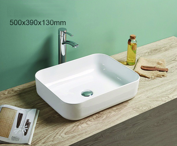 Приобрести azario раковина накладная 50х39 см, белая az-78109