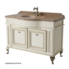 Caprigo Тумба с раковиной FRESCO 120 см, кремовая, эмаль