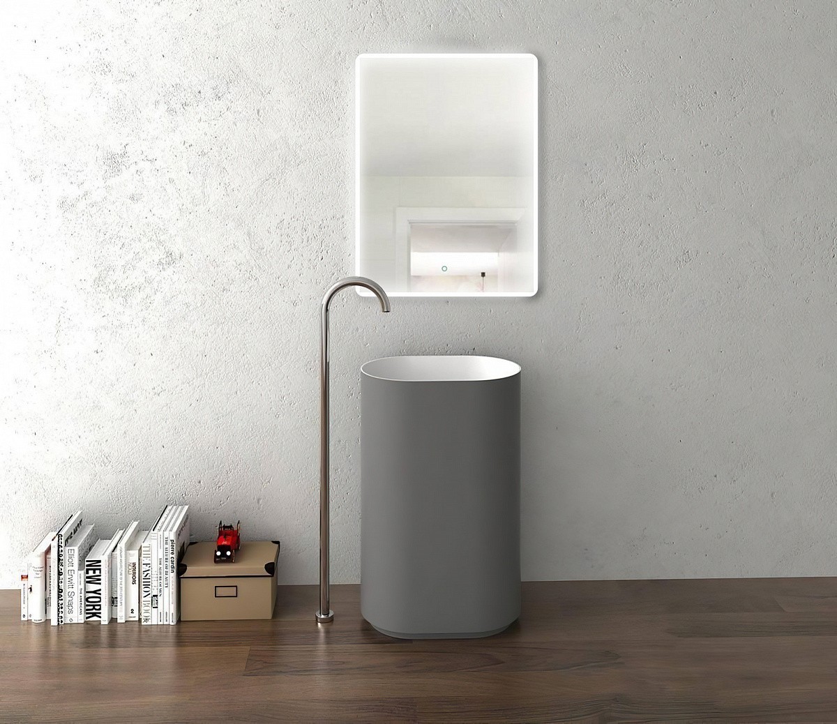 Приобрести azario зеркало 60х80 см, белый, сенсорный выключатель, диммер, az-z-061cs