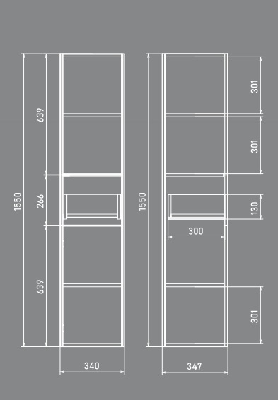 Приобрести sole пенал универсальный 34 см, серый матовый ут000068410