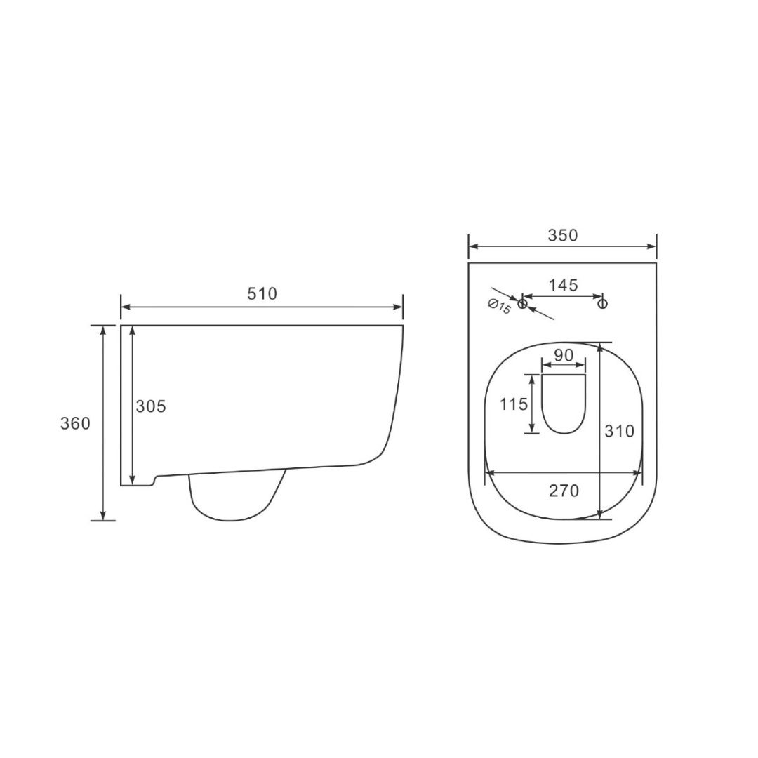 Приобрести vincea унитаз подвесной idea, ультратонкое сиденье, микролифт, белый vt1-33