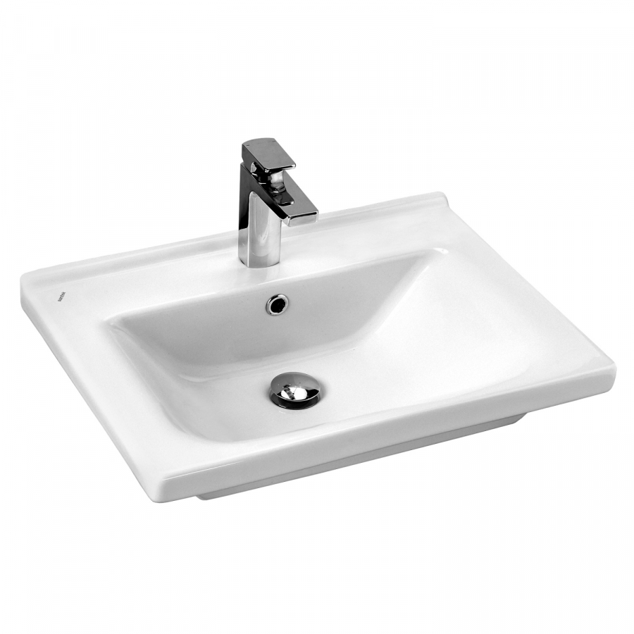 Приобрести mirsant тумба напольная сити 60 см с раковиной миранда-60, белая ут000080936