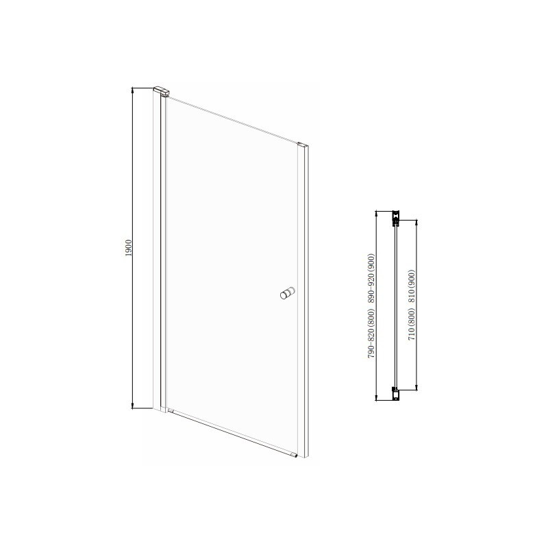 Приобрести дверь душевая azario alberta 6211 900*1900 az-nk6211