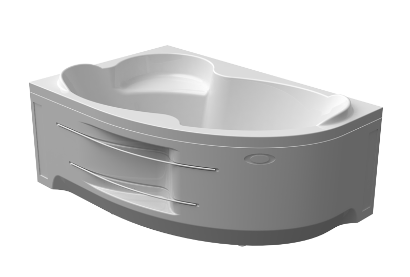 Приобрести ванна радомир ирма 169х110 см l ( комплект каркас )