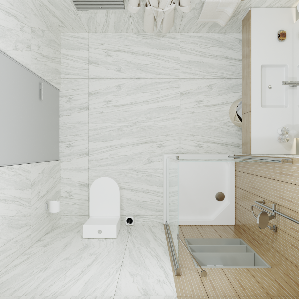 Приобрести тритон душевое ограждение форта 90х90 см, хром, прозрачное щ0000053344