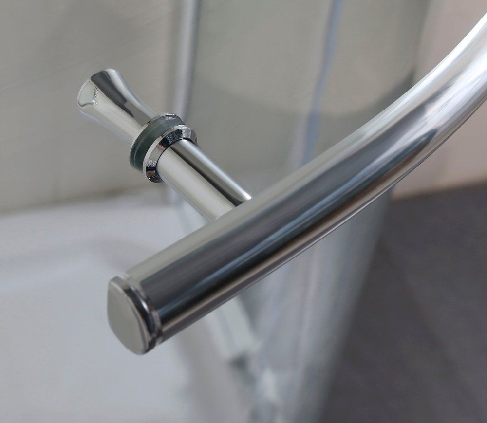 Приобрести grossman душевое ограждение classic 90х90 см, полукруглое хром\прозрачное gr-7090