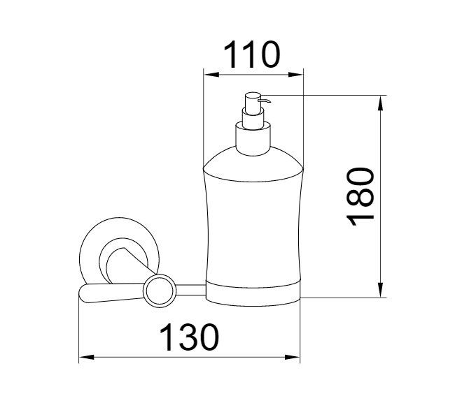 Приобрести boheme дозатор жидкого мыла puro, хром\кристаллы 10712