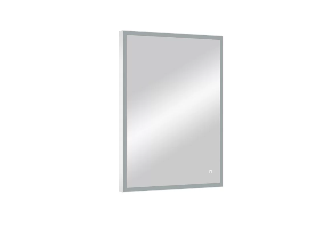 Приобрести continent зеркало с подсветкой solid 60х80 см, белое