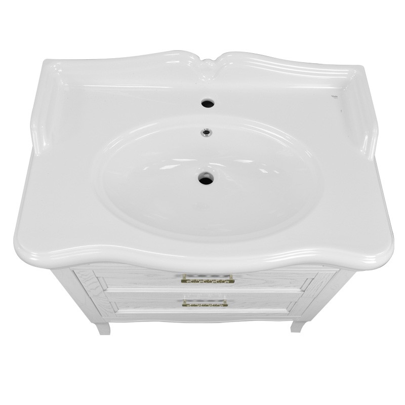 Приобрести azario тумба напольная с раковиной carolina 90/2, 90см. золото, cs00069427