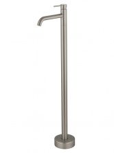 Смеситель для раковины напольного монтажа WONZON & WOGHAND STICK, Брашированный никель (WW-88649905-BN)