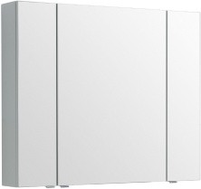 Aquanet Зеркальный шкаф Алвита New 100 см, Серый