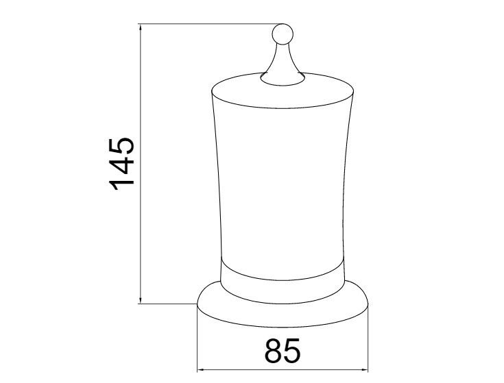 Приобрести boheme стакан для ватных дисков brillante, хром\кристаллы 10444