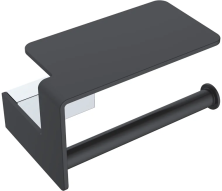 Boheme Держатель туалетной бумаги Q, черный\хром 10941-CR-B