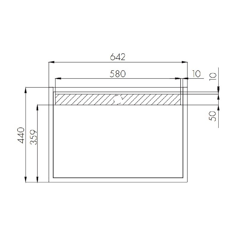 Приобрести столешница акватон лофт 65 см фабрик, дуб кантри