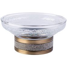Boheme Мыльница Royale Cristal, бронза\белый 10930-BR