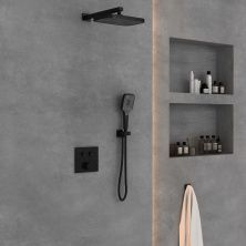 Vincea Встраиваемая душевая система , черная матовая VSFW-4211MB