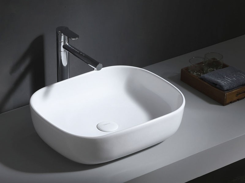 Приобрести azario раковина накладная 50х40 см, белая az41015