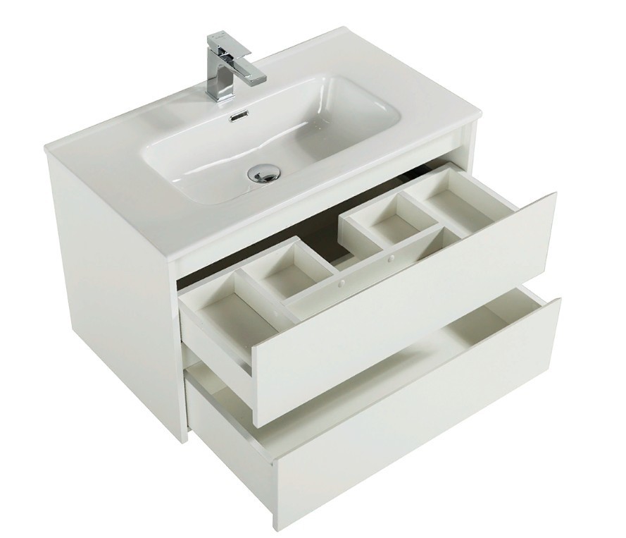 Приобрести тумба подвесная с раковиной belbagno kraft-1000-2c-so-bo 100 см, bianco opaco