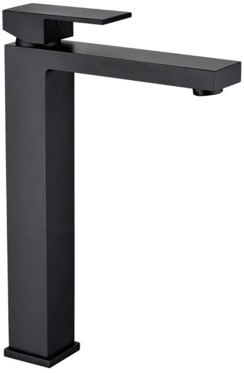 Приобрести grocenberg смеситель для раковины, высокий, черный матовый gb3008bl