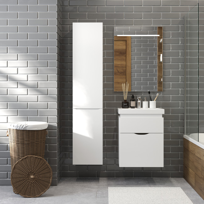 Приобрести briz тумба подвесная city 50 см, белая, т18-50