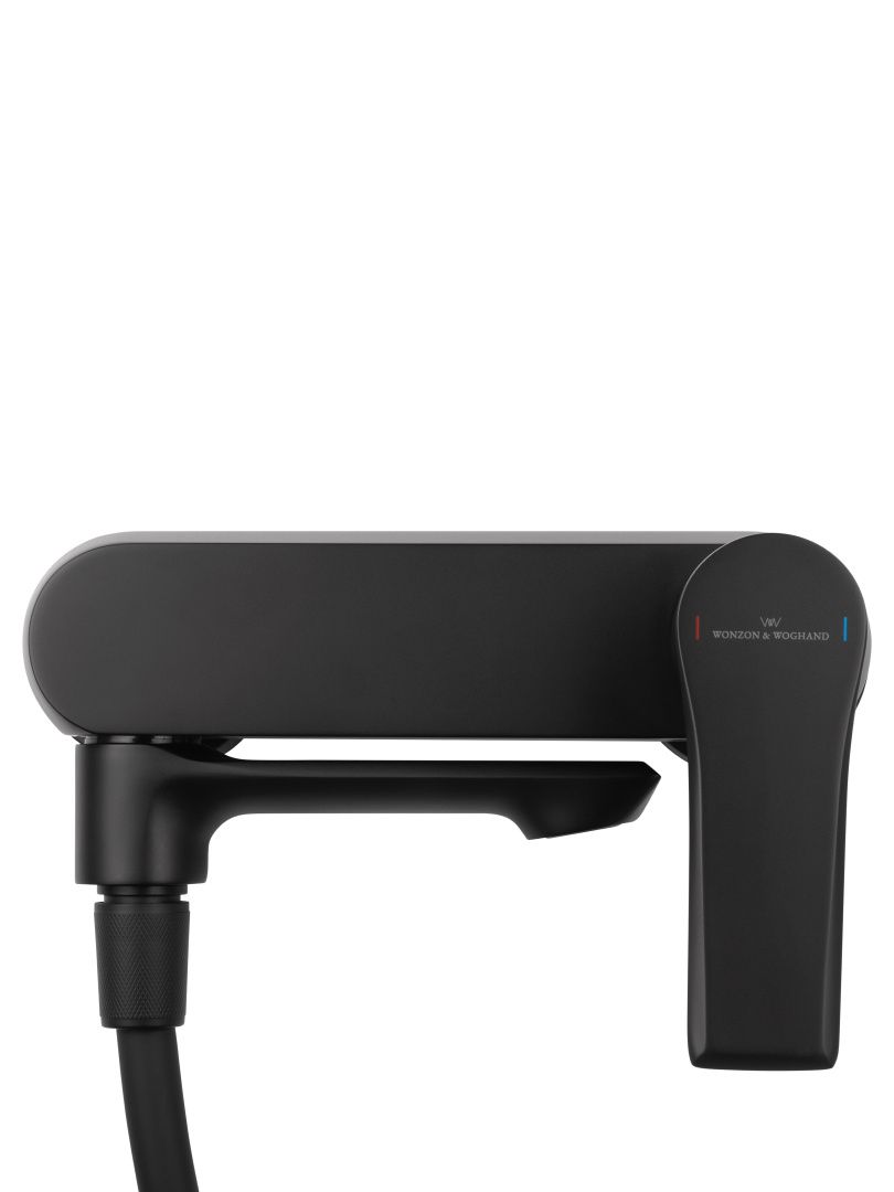 Приобрести смеситель для ванны с душем wonzon & woghand brilliant, черный матовый (ww-88037079-mb)