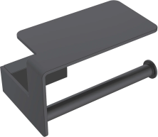 Boheme Держатель туалетной бумаги Q, черный 10941-B