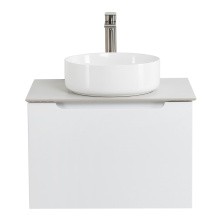 BelBagno Тумба со столешницей ETNA 90 см, подвесная с одним ящиком Bianco Lucido