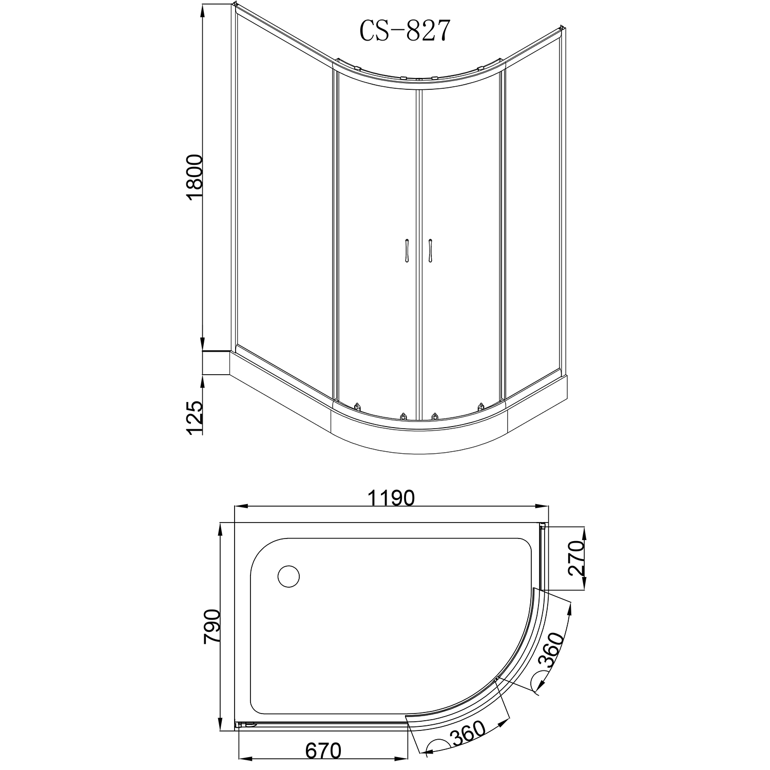 Приобрести loranto душевое ограждение 120х80х195, низкий поддон 13 см, матовое стекло 4 мм (cs-827ar)