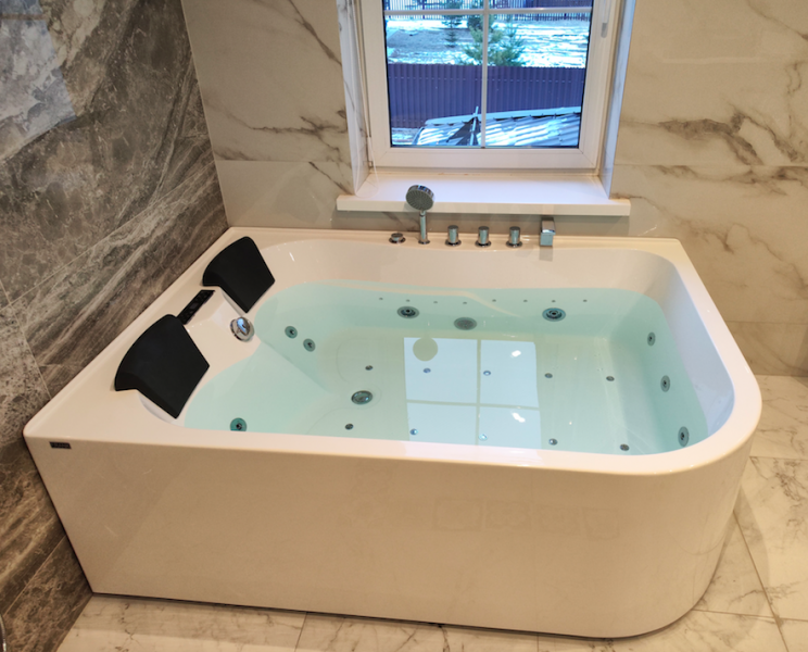 Приобрести frank ванна гидромассажная f152r 170х120 см, асимметричная, левая, белая