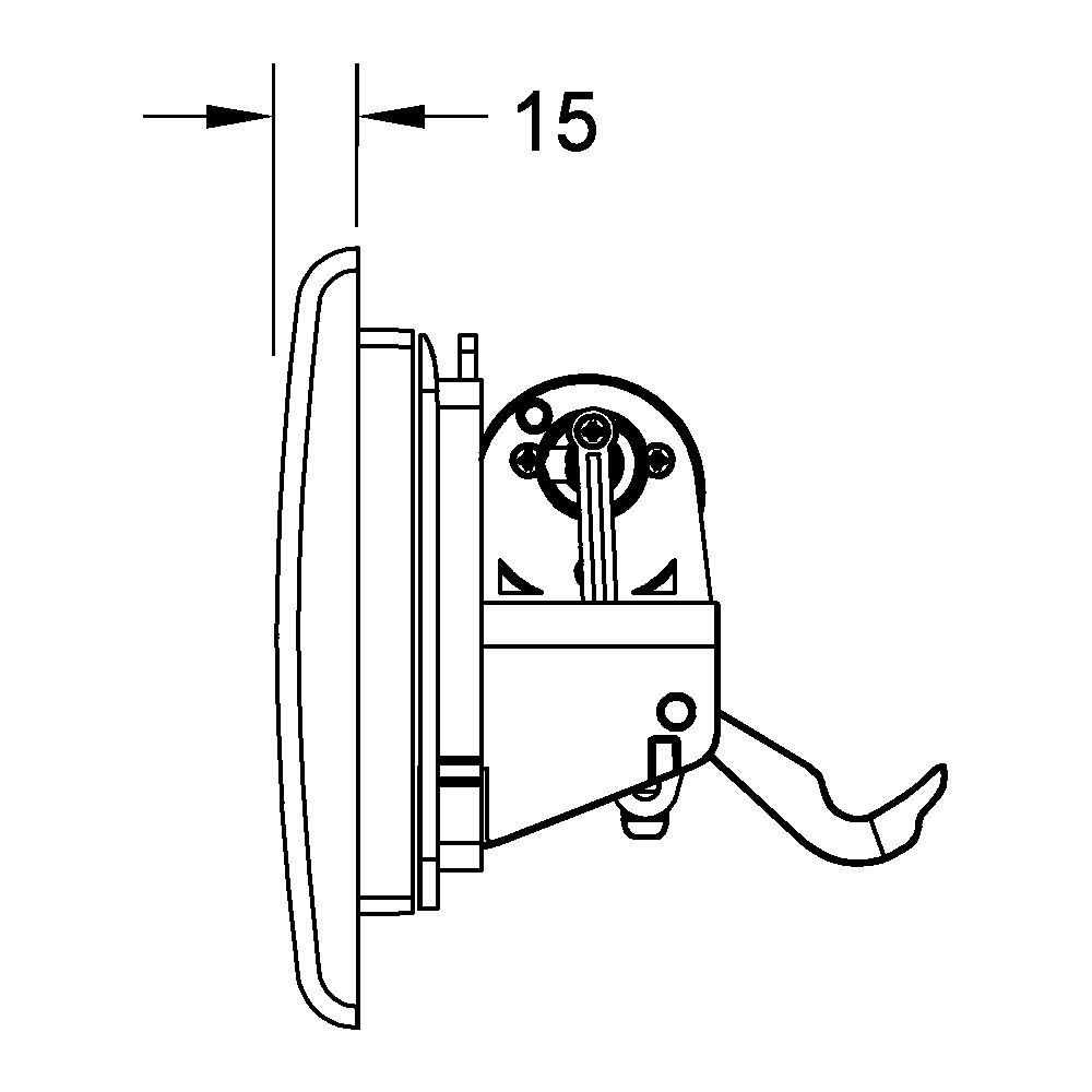 Приобрести tece кнопка смыва planus для инсталляции, бесконтактная 6 v, белая глянцевая 9240361
