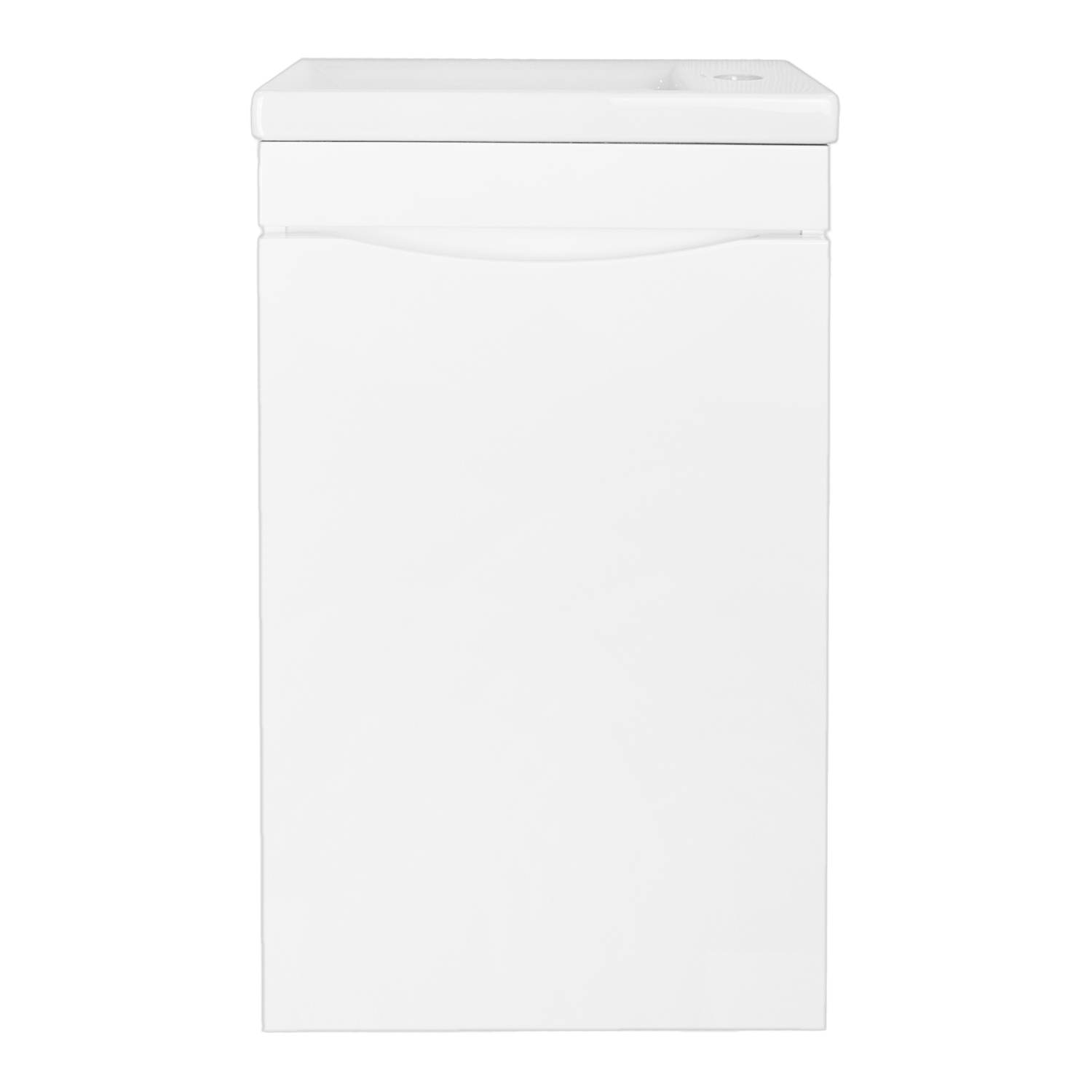 Приобрести loranto тумба подвесная с раковиной алина - 40 40х73 см, правая, белая (cs00087022)