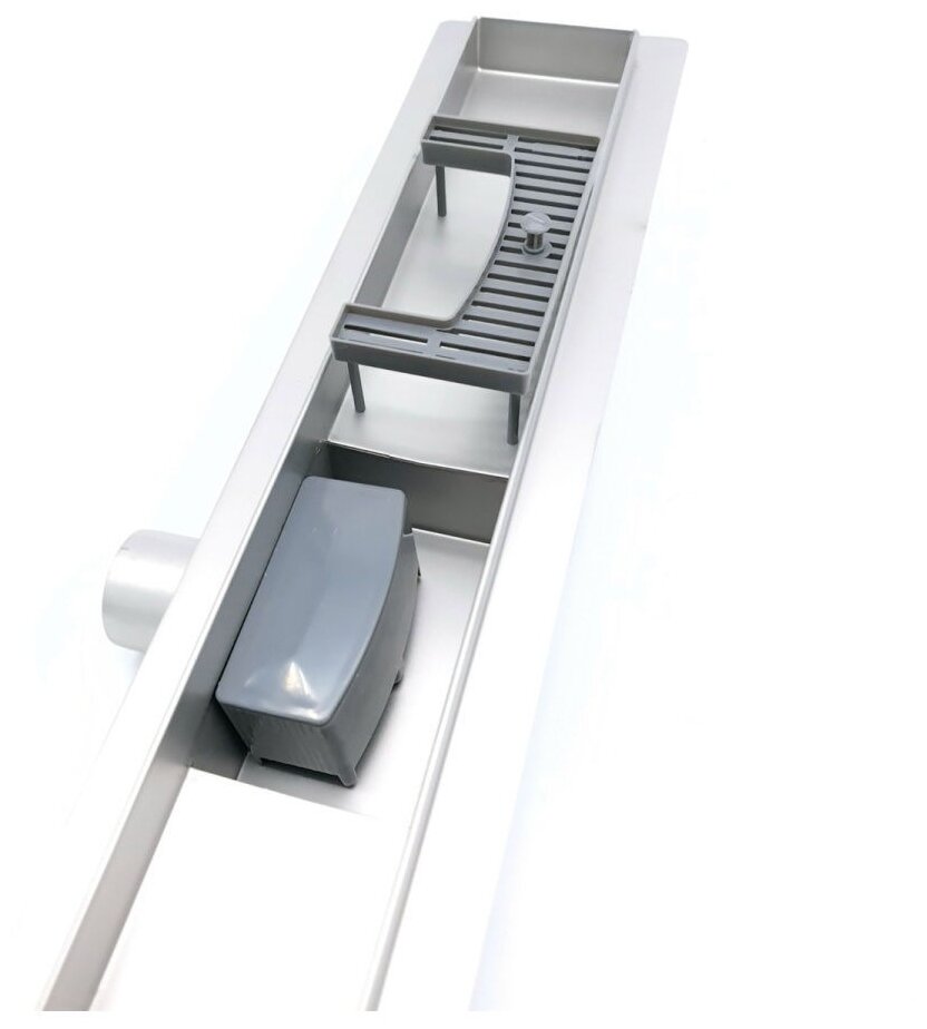 Приобрести трап tim bad414503 45 см, нержавеющая сталь