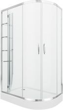 Grossman Душевое ограждение Classic 120х80 см, асимметричное, хром\ прозрачное GR-9120L L