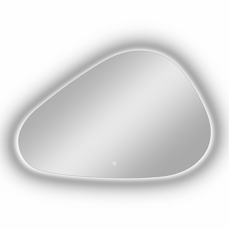 Приобрести continent зеркало с подсветкой voyage 100х70 см, сенсорный включатель, белое