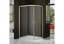 Ограждение душевое Bas Latte R-120-G-WE 120х80 см (матовое стекло)