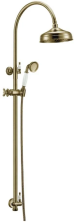 Boheme Душевая система Medici, без смесителя, бронза\белый 401