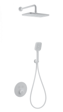 Душевая система с термостатом встраиваемая WONZON & WOGHAND, Белый матовый (WW-D2017-A-MW)